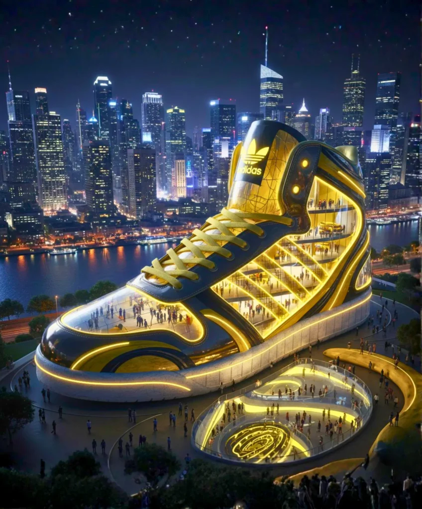 Adidas Neon AI Prompt